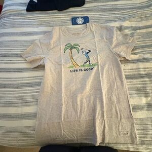 Life Is Good Beige T-Shirt W/TAG